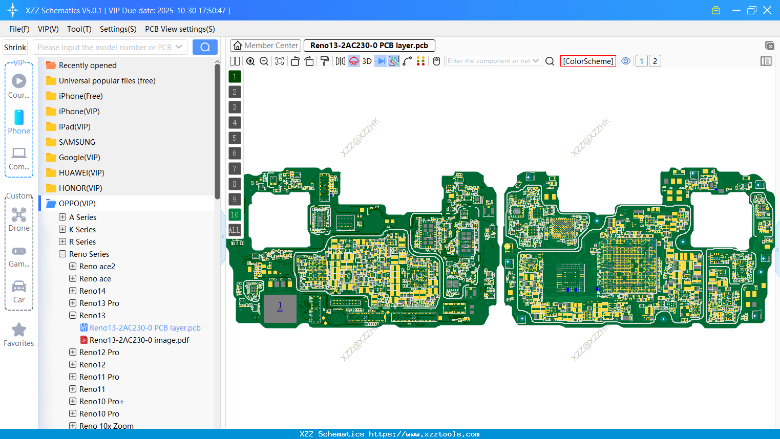 Reno13-2AC230-0 PCB Layer